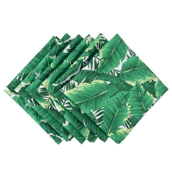 Design Imports 20 x 20 in. Banana Leaf Print Napkin CAMZ37395